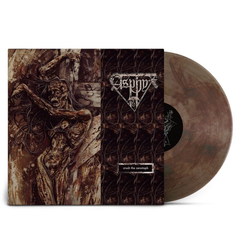 Asphyx Crush the cenotaph LP multicolor von Asphyx
