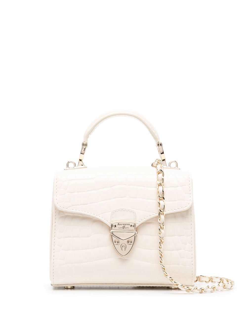 Aspinal Of London Mini Mayfair Handtasche - Nude von Aspinal Of London