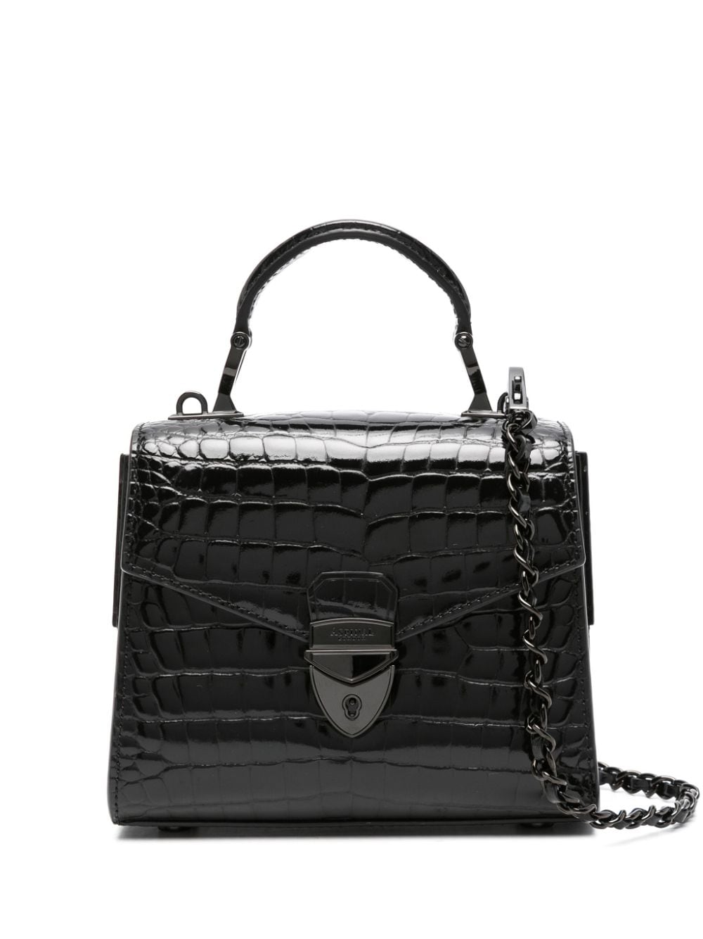 Aspinal Of London Mini Mayfair Handtasche - Schwarz von Aspinal Of London