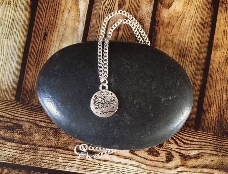 Baum Des Lebens Halskette, Lebens, Minimalist Schmuck, Natur Liebhaber Brautjungfer Geschenk, Silber Anhänger von AspiralStudio