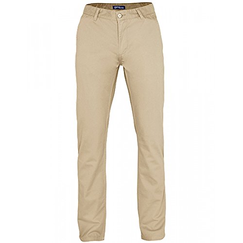 Asquith & Fox Herren Klassik Hose/Chinos (L/L) (Natur) von Asquith And Fox