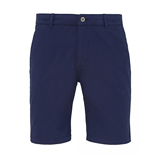 Asquith & Fox Herren Men's Chino Short, Blau (Navy 000), W36 (Herstellergröße: Large) von Asquith And Fox