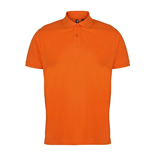 Asquith & Fox Herren Asquith and Fox Men's Polo Poloshirt, Orange (Neon Orange 000), XXX-Large von Asquith And Fox
