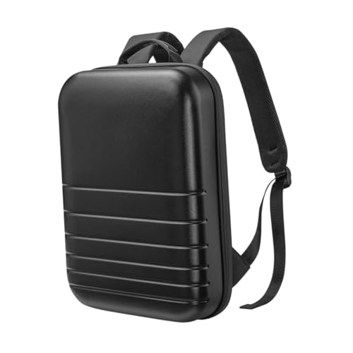 AsrMyjcx 14 l Laptop Rucksack Hardshell Multi -Taschen Geschenke Reise -Rucksack wasserdicht für Reisen Frauen, Schwarz von AsrMyjcx