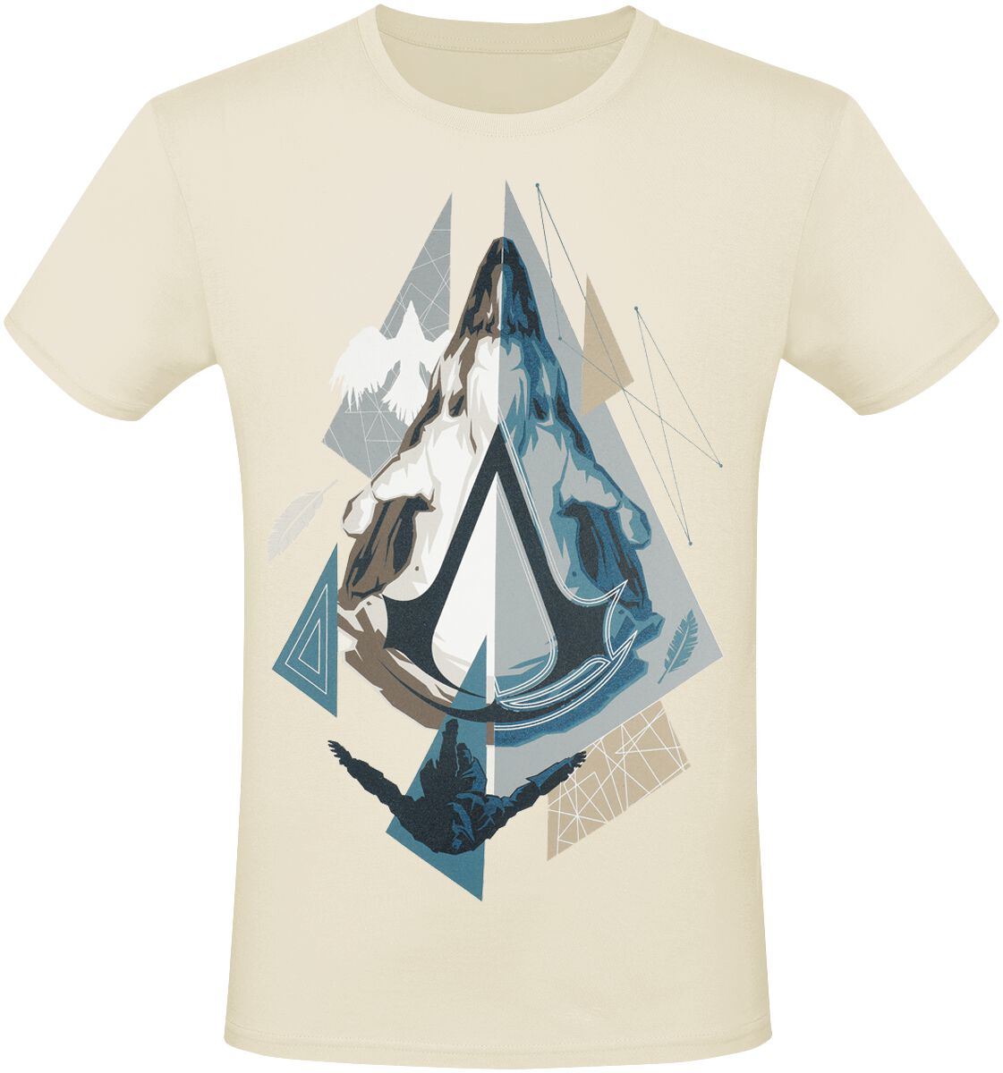 Assassin's Creed Angles T-Shirt natur in XXL von Assassin's Creed