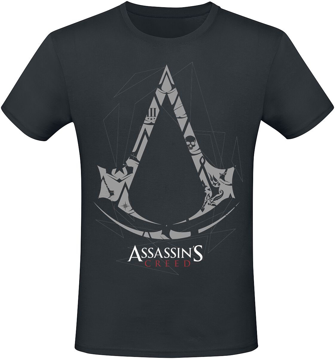 Assassin's Creed Crest T-Shirt schwarz in M von Assassin's Creed