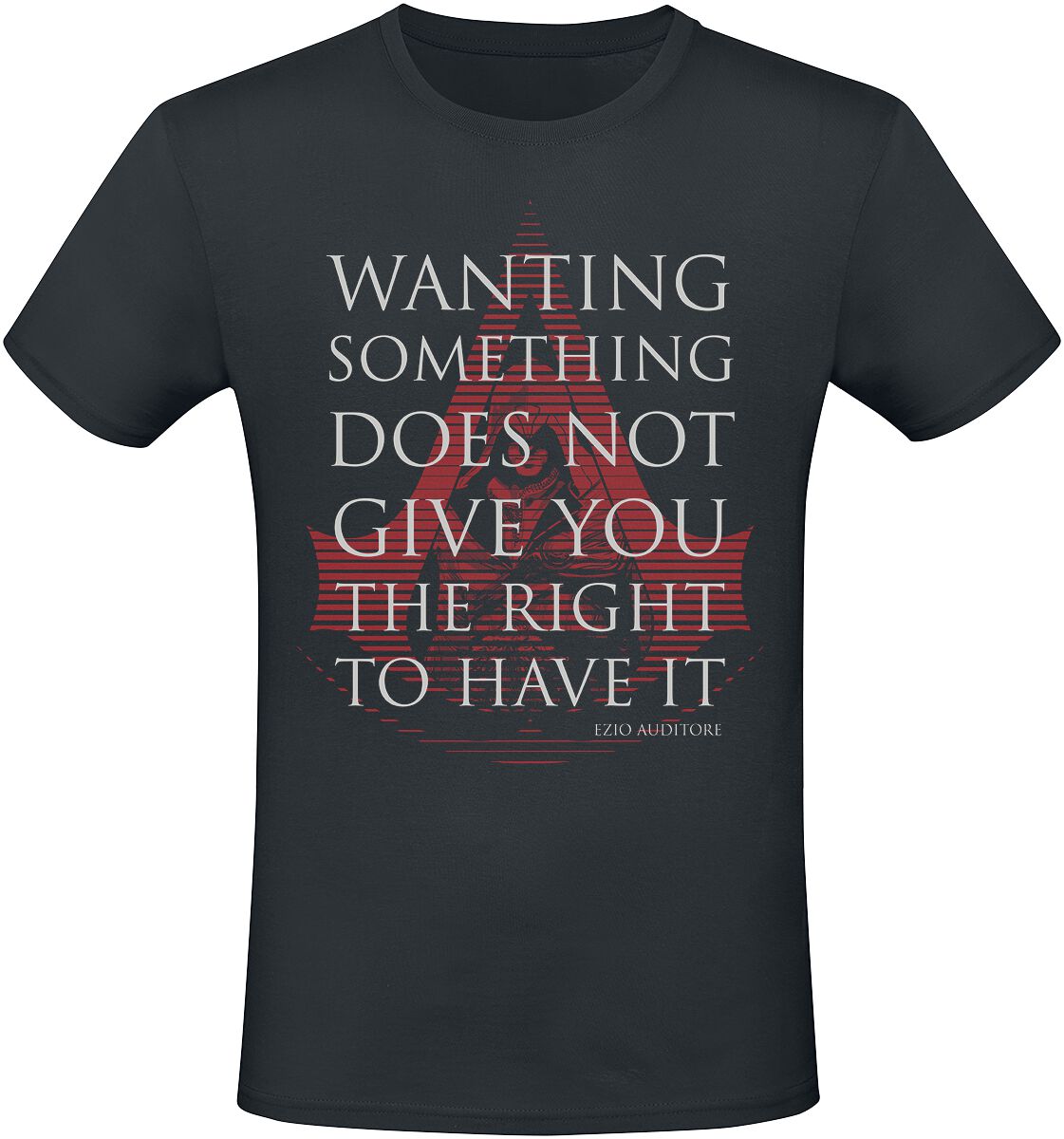 Assassin's Creed Ezio - Wanting Something T-Shirt schwarz in S von Assassin's Creed