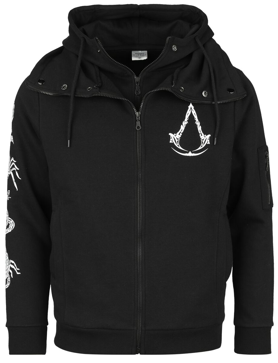 Assassin's Creed - Gaming Kapuzenjacke - Mirage - Logo - S bis XXL - für Männer - Größe L - schwarz von Assassin's Creed