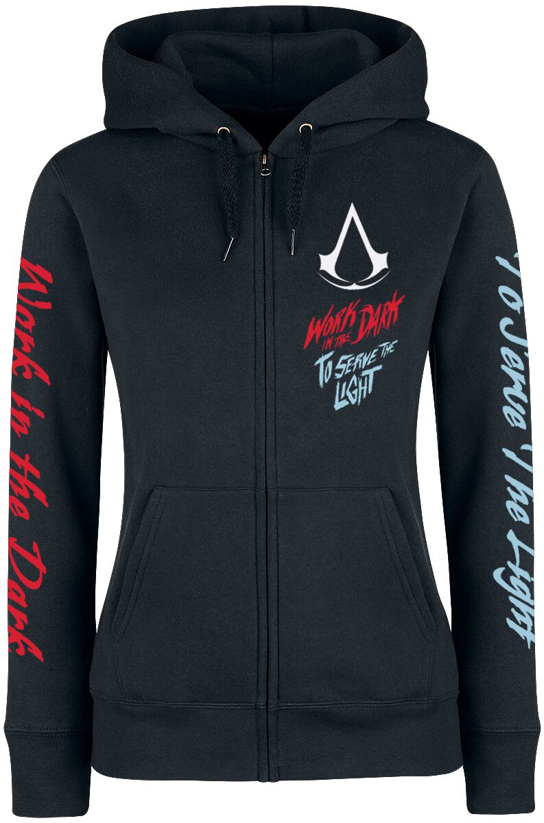 Assassin's Creed - Gaming Kapuzenjacke - Work In The Dark - S bis XXL - für Damen - Größe M - schwarz  - EMP exklusives Merchandise! von Assassin's Creed