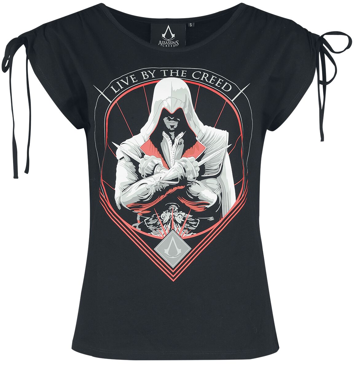 Assassin's Creed - Gaming T-Shirt - Ezio - S bis XXL - für Damen - Größe L - schwarz  - EMP exklusives Merchandise! von Assassin's Creed