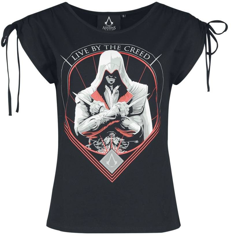 Assassin's Creed - Gaming T-Shirt - Ezio - S bis XXL - für Damen - Größe XXL - schwarz  - EMP exklusives Merchandise! von Assassin's Creed