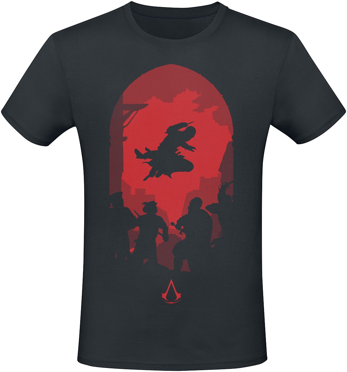 Assassin's Creed - Gaming T-Shirt - Jump - S bis XXL - für Männer - Größe M - schwarz  - EMP exklusives Merchandise! von Assassin's Creed