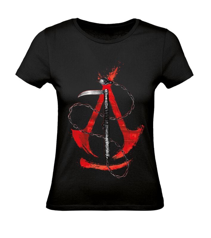 Assassin's Creed - Gaming T-Shirt - Shadows - Announcement Shirt - S bis XXL - für Damen - Größe L - schwarz  - EMP exklusives Merchandise! von Assassin's Creed