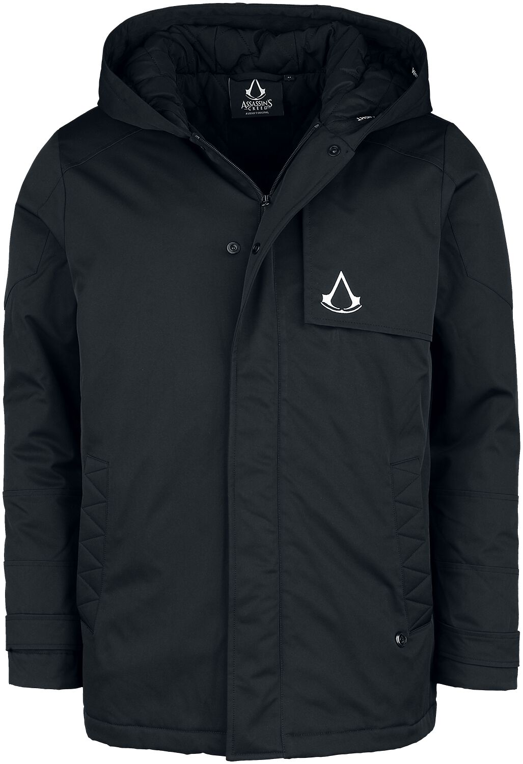 Assassin's Creed - Gaming Übergangsjacke - Assassin's Creed x Musterbrand - Logo - S bis XXL - für Männer - Größe M - schwarz  - EMP exklusives von Assassin's Creed