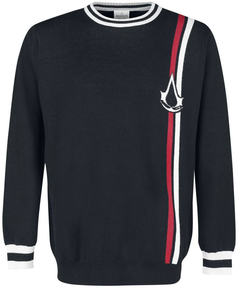 Assassin's Creed - Gaming Strickpullover - Classic Logo - S bis 5XL - für Männer - Größe 3XL - schwarz  - EMP exklusives Merchandise! von Assassin's Creed