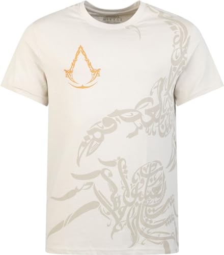 Assassin's Creed Mirage - Animals Männer T-Shirt beige M 100% Baumwolle Fan-Merch, Gaming von Assassin's Creed