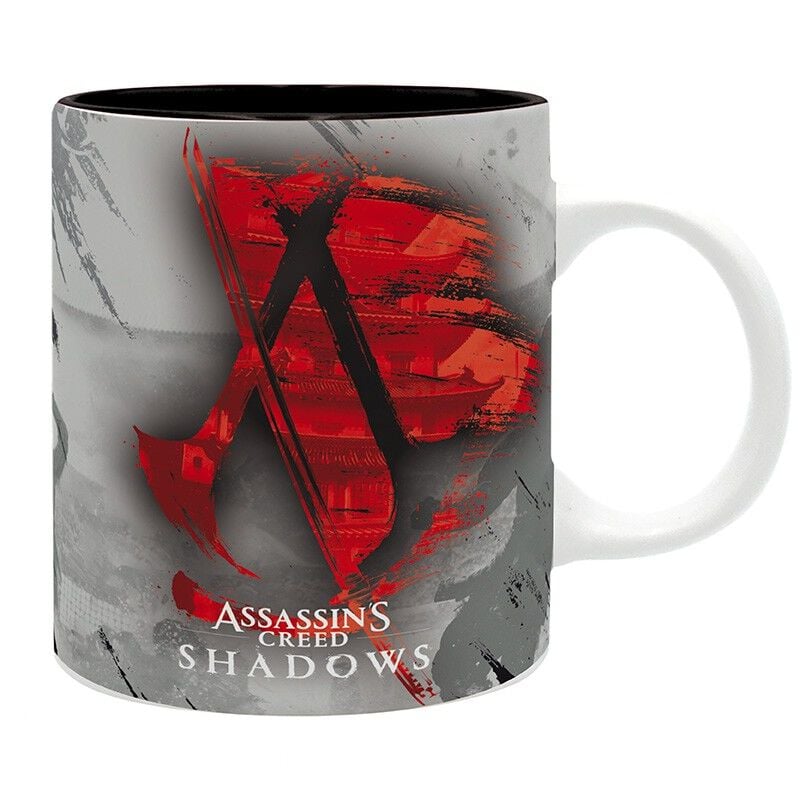 Assassin's Creed Shadows - Crest Tasse schwarz rot grau Assassin's Creed Shadows - Crest Tasse schwarz rot grau von Assassin's Creed