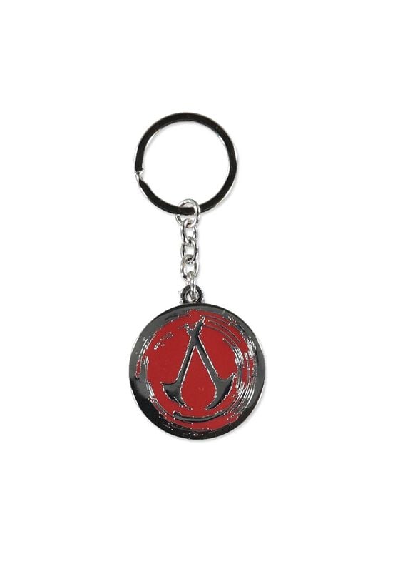 Assassin's Creed Shadows Metal Logo Schlüsselanhänger silberfarben von Assassin's Creed