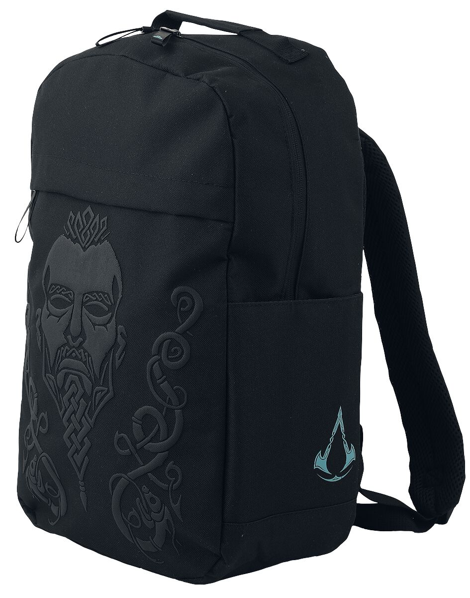 Assassin's Creed Valhalla - Black Screen Printed Backpack Rucksack schwarz von Assassin's Creed