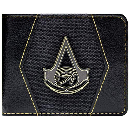 Assassins Creed Origins Goldwappen Schwarz Portemonnaie Geldbörse von Assassin's Creed