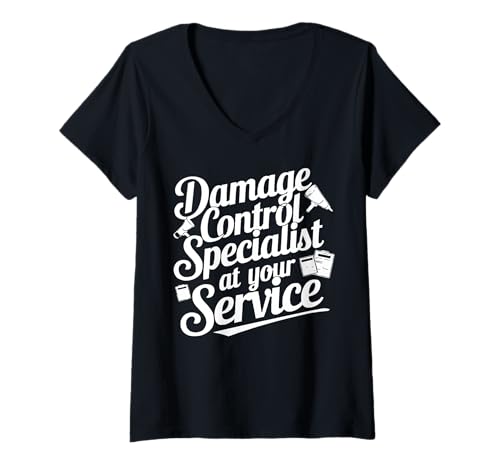 Damen Associate Publicist Public Image Job Beruf T-Shirt mit V-Ausschnitt Damen Associate Publicist Public Image Job Beruf T-Shirt mit V-Ausschnitt von Associate Publicist Job Profession