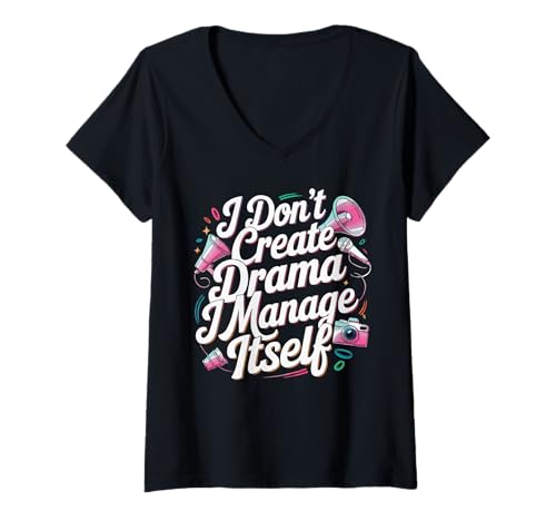 Damen Associate Publicist Public Image Job Beruf T-Shirt mit V-Ausschnitt Damen Associate Publicist Public Image Job Beruf T-Shirt mit V-Ausschnitt von Associate Publicist Job Profession