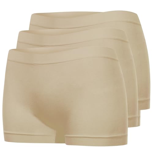 Assoluta 3er Pack Damen Unterwäsche Hipster Panties beige M Assoluta 3er Pack Damen Unterwäsche Hipster Panties beige M von Assoluta