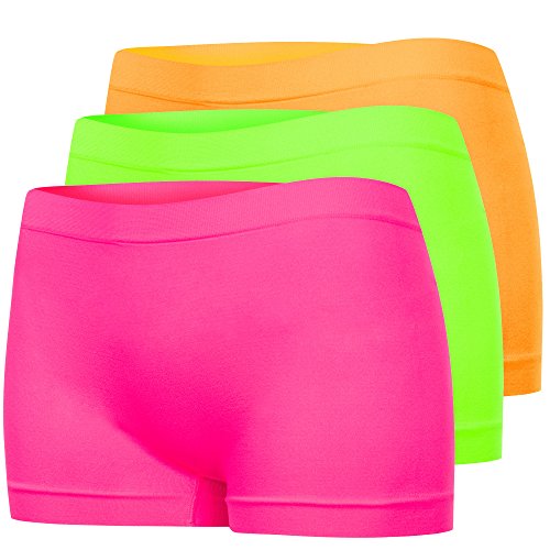 Assoluta 3er Pack Damen Unterwäsche Hipster Panties neon Mix S Assoluta 3er Pack Damen Unterwäsche Hipster Panties neon Mix S von Assoluta