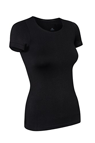 Assoluta Damen T-Shirt Kurzarm, Größe M, Black Assoluta Damen T-Shirt Kurzarm, Größe M, Black von Assoluta