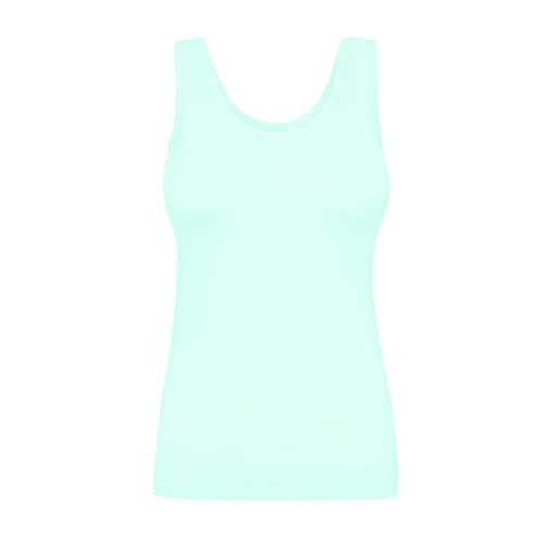 Assoluta Damen Tank Top, Größe M, Türkis von Assoluta