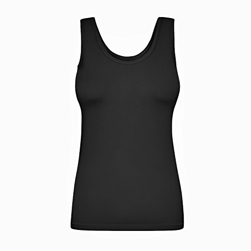 Assoluta Damen Tank Top, Größe M, schwarz von Assoluta