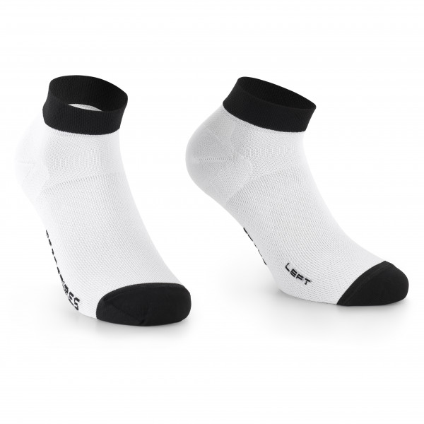 ASSOS - RS Socks Superléger Low - Radsocken Gr 39-42 weiß von Assos