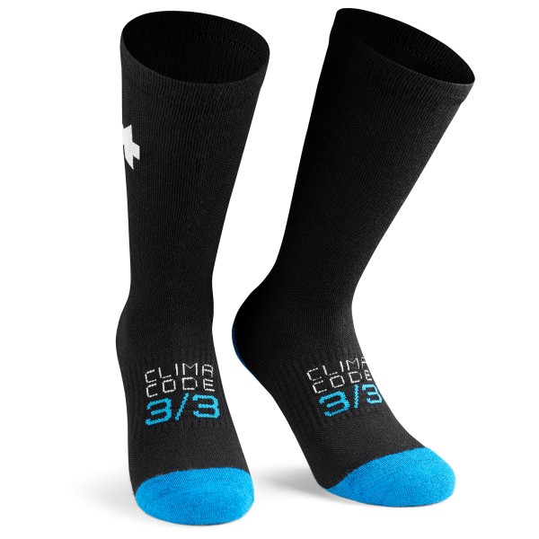 ASSOS - Ultraz Winter Socks P1 - Radsocken Gr 43-46 schwarz von Assos