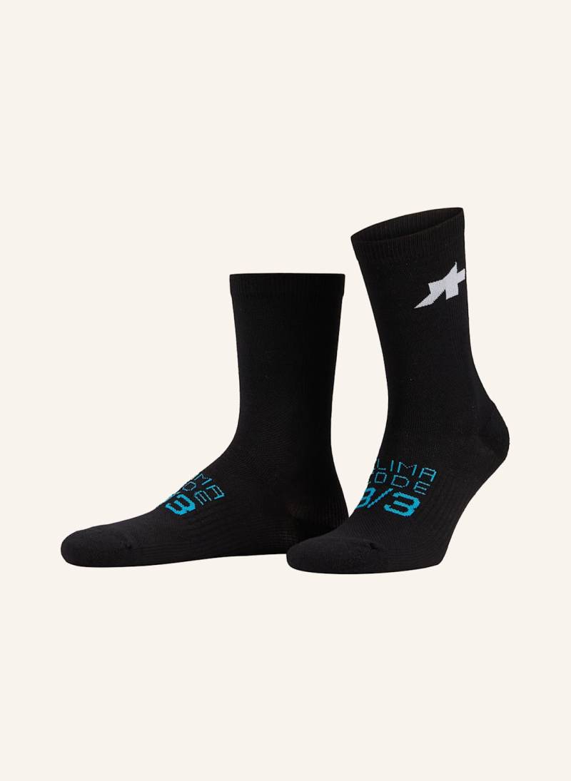 Assos Radsocken Winter schwarz von Assos