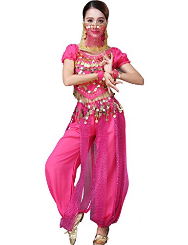 Astage Damen Bellydance Tribal Bauchtanzkostüm Halloween Festival Show Kostüme Hotpink Astage Damen Bellydance Tribal Bauchtanzkostüm Halloween Festival Show Kostüme Hotpink von Astage