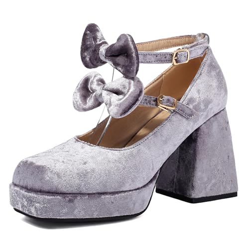 Asterisco Damen Blockieren Fersenpumps mit Plateau Abend High Schuhe Schuhe-240227 Violett Gr 38 EU/39Cn Asterisco Damen Blockieren Fersenpumps mit Plateau Abend High Schuhe Schuhe-240227 Violett Gr 38 EU/39Cn von Asterisco