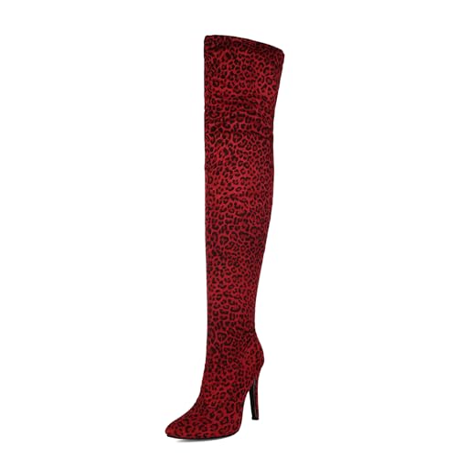 Asterisco Damen Overknee Stiefel Stiletto Höhe Ferse Reißverschluss Pointed Toe 240805 Rotwein Gr 36 EU Asterisco Damen Overknee Stiefel Stiletto Höhe Ferse Reißverschluss Pointed Toe 240805 Rotwein Gr 36 EU von Asterisco