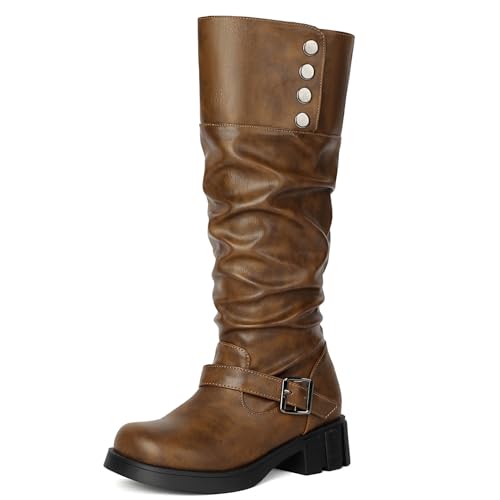 Asterisco Damen Plateau Kniehohe Stiefel Block Mitte Absatz Ohne Verschluss Runde Zehen 240873 Khaki Gr 37 EU/38Cn Asterisco Damen Plateau Kniehohe Stiefel Block Mitte Absatz Ohne Verschluss Runde Zehen 240873 Khaki Gr 37 EU/38Cn von Asterisco