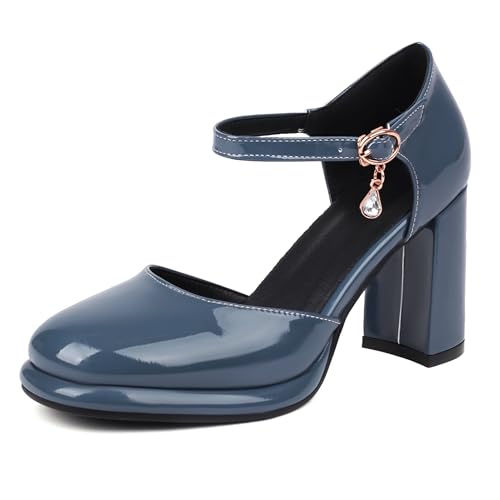 Asterisco Damen Plateau Sandals Hohen Blockabsatz Knöchelriemchen 240438 Kleid Sandales Blau Gr 41 EU/43Cn Asterisco Damen Plateau Sandals Hohen Blockabsatz Knöchelriemchen 240438 Kleid Sandales Blau Gr 41 EU/43Cn von Asterisco
