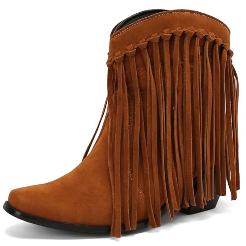 Asterisco Damen Stiefeletten Block Mitte Absatz Ohne Verschluss Pointed Toe 240887 Gelb Gr 34 EU von Asterisco