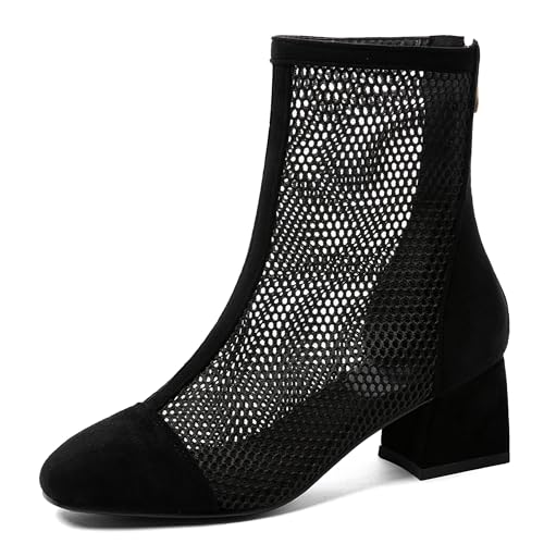 Asterisco Damensandalen Block Mitte Absatz Strapless 240429 Sandals Schwarz Gr 36 EU von Asterisco