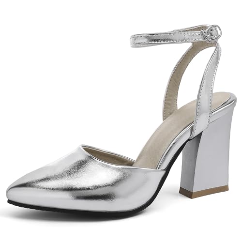 Asterisco Damensandalen Hohen Blockabsatz Knöchelriemchen 240224 Abendschuhe Silber Gr 33.5 EU/33Cn Asterisco Damensandalen Hohen Blockabsatz Knöchelriemchen 240224 Abendschuhe Silber Gr 33.5 EU/33Cn von Asterisco