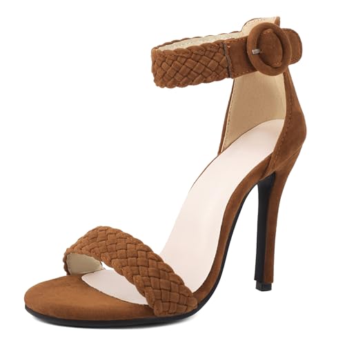 Asterisco Damensandalen Stiletto Höhe Ferse Knöchelriemchen 240308 Kleid Sandales Braun Gr 38 EU/39Cn Asterisco Damensandalen Stiletto Höhe Ferse Knöchelriemchen 240308 Kleid Sandales Braun Gr 38 EU/39Cn von Asterisco