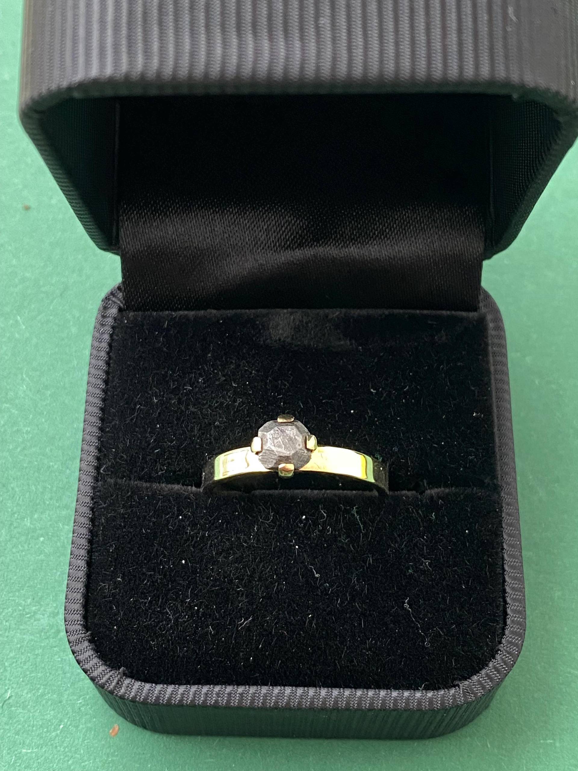 Ehering Aus Gold Und Meteorit von AsteroidWallArt