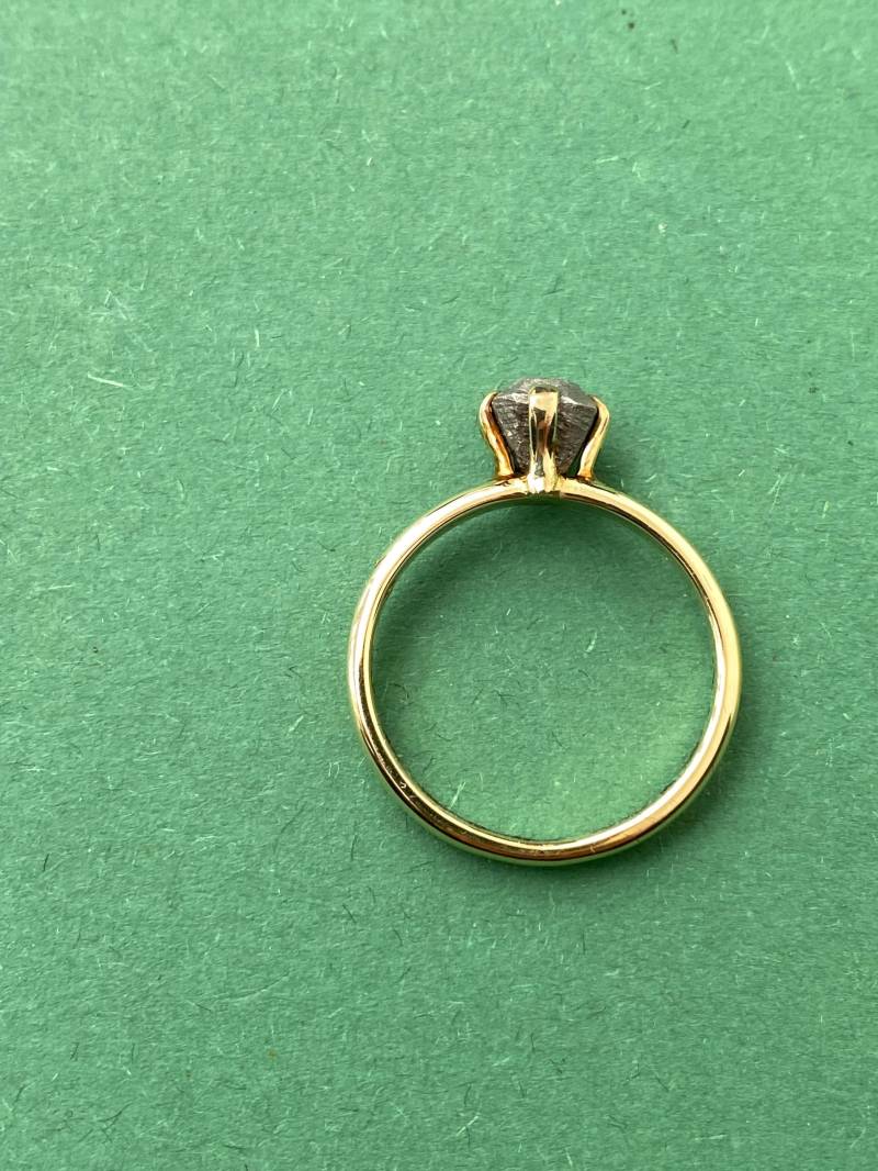 Ehering Aus Gold Und Meteorit von AsteroidWallArt