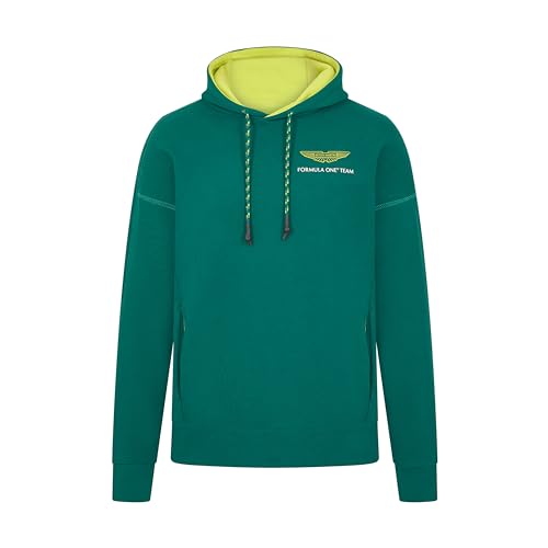 Aston Martin F1 Logo Kapuzenpulli Herren - Grün - Größe: XXL von Aston Martin F1