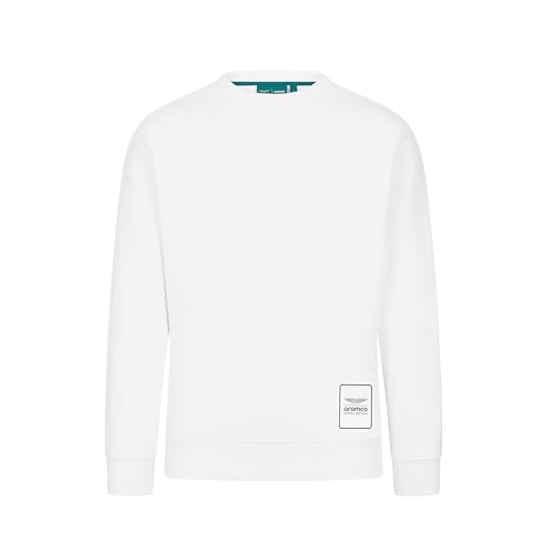 Aston Martin F1 Logo Pullover Herren - Weiß - Größe: XL von Aston Martin F1