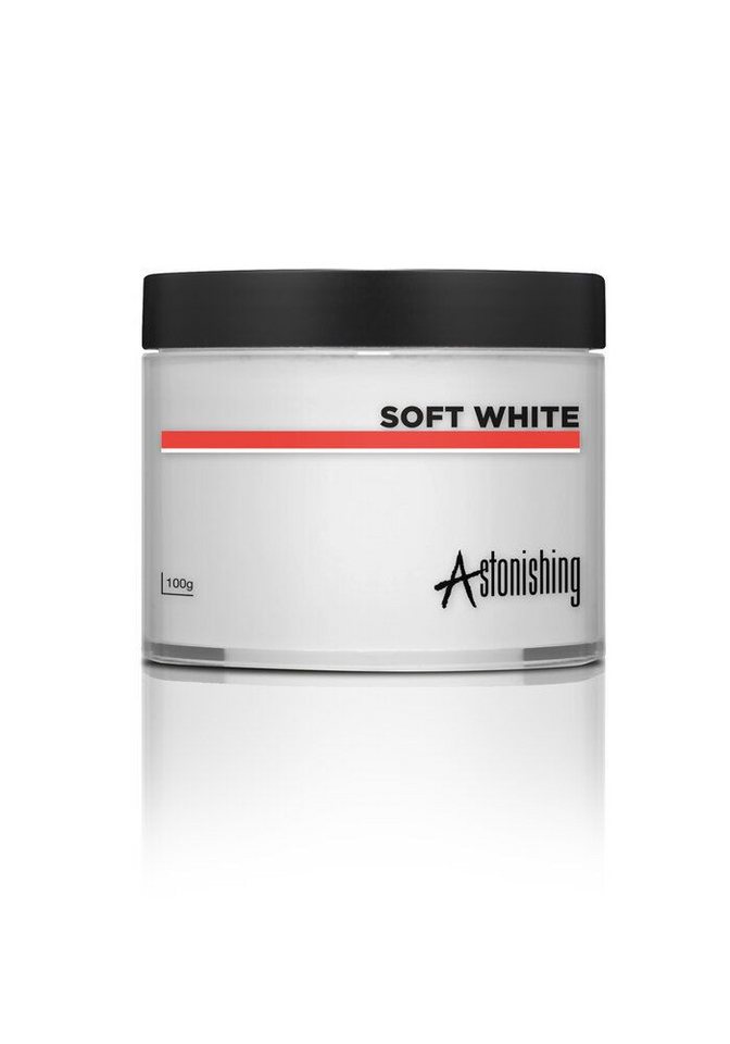 Astonishing Haargel Astonishing Acrylic Powder Soft White 100gr von Astonishing
