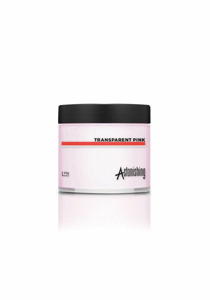 Astonishing Haargel Astonishing Acrylic Powder Transparent Pink 25gr von Astonishing