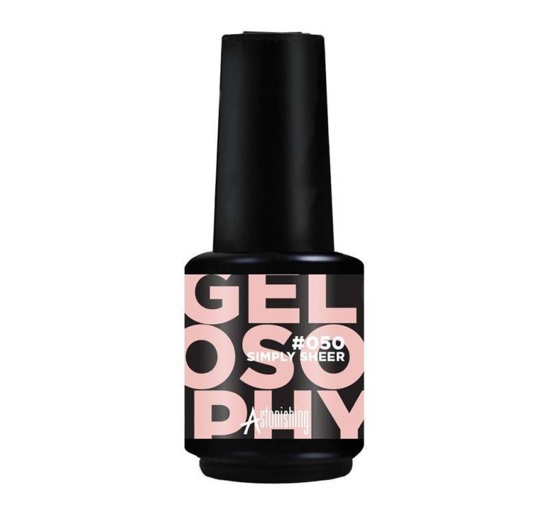 Astonishing Haargel Astonishing Gelosophy 050 simply sheer 15ml von Astonishing